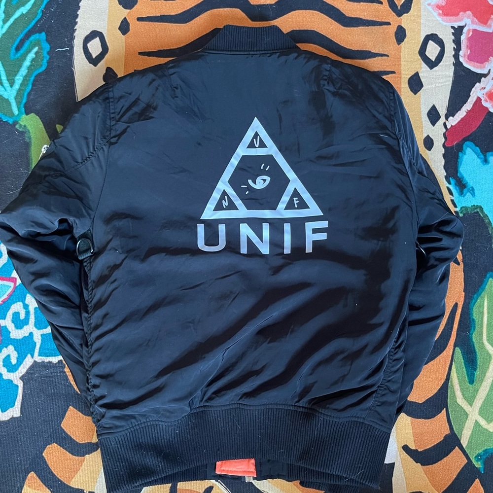 UNIF Logo Bomber Jacket